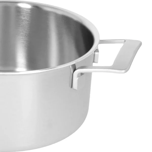 DEMEYERE Stew Pots*5.5 Qt, 18/10 Stainless Steel, Dutch Oven With Lid Silver