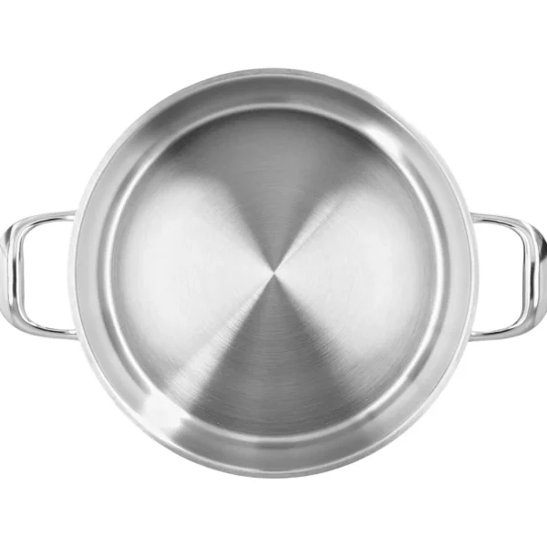 DEMEYERE Stew Pots*5.5 Qt, 18/10 Stainless Steel, Dutch Oven With Lid Silver