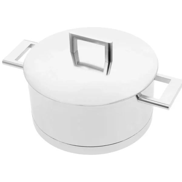 DEMEYERE Stew Pots*4.25 Qt, 18/10 Stainless Steel, Dutch Oven With Lid Silver