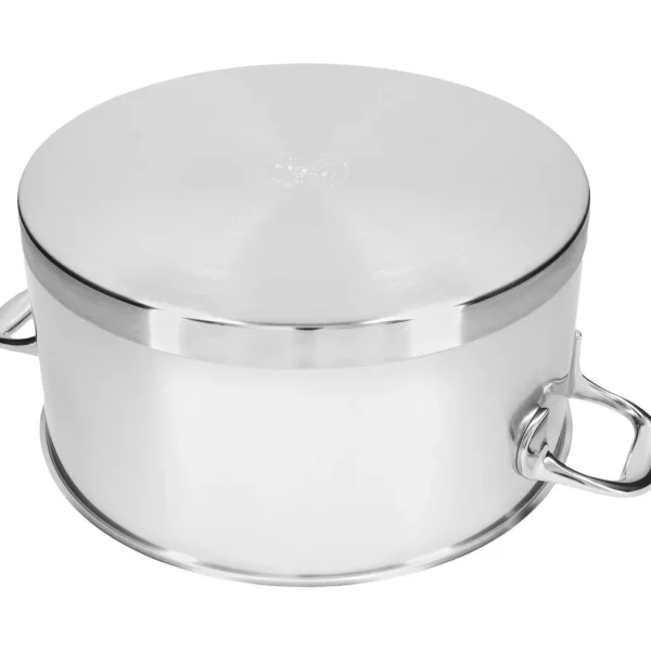 DEMEYERE Dutch Ovens*8.9 Qt, 18/10 Stainless Steel, Dutch Oven With Lid Silver