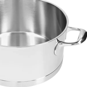 DEMEYERE Stew Pots*5.5 Qt, 18/10 Stainless Steel, Dutch Oven With Lid Silver
