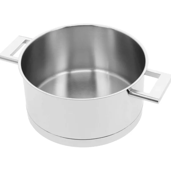 DEMEYERE Stew Pots*5.5 Qt, 18/10 Stainless Steel, Dutch Oven With Lid Silver