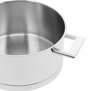 DEMEYERE Stew Pots*5.5 Qt, 18/10 Stainless Steel, Dutch Oven With Lid Silver
