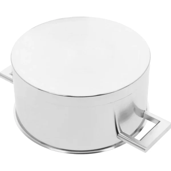 DEMEYERE Stew Pots*4.25 Qt, 18/10 Stainless Steel, Dutch Oven With Lid Silver