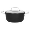 DEMEYERE Stew Pots*2.6 Qt, Aluminum, Nonstick Dutch Oven Black Matte