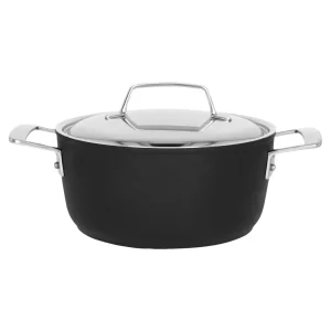 DEMEYERE Stew Pots*2.6 Qt, Aluminum, Nonstick Dutch Oven Black Matte