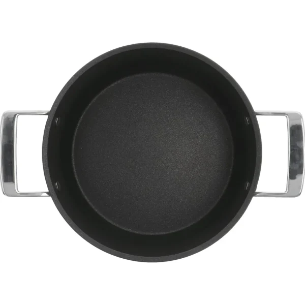 DEMEYERE Stew Pots*2.6 Qt, Aluminum, Nonstick Dutch Oven Black Matte