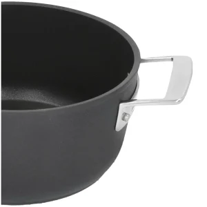 DEMEYERE Stew Pots*2.6 Qt, Aluminum, Nonstick Dutch Oven Black Matte