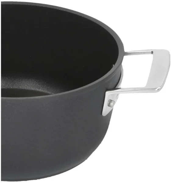 DEMEYERE Stew Pots*2.6 Qt, Aluminum, Nonstick Dutch Oven Black Matte