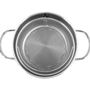 DEMEYERE Specialty Cookware*4.8 Qt Asparagus/Pasta Cooker Set, 18/10 Stainless Steel Silver