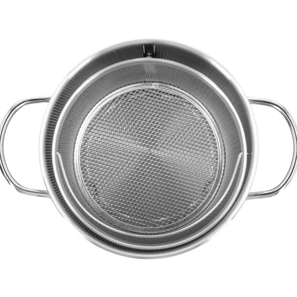 DEMEYERE Specialty Cookware*4.8 Qt Asparagus/Pasta Cooker Set, 18/10 Stainless Steel Silver