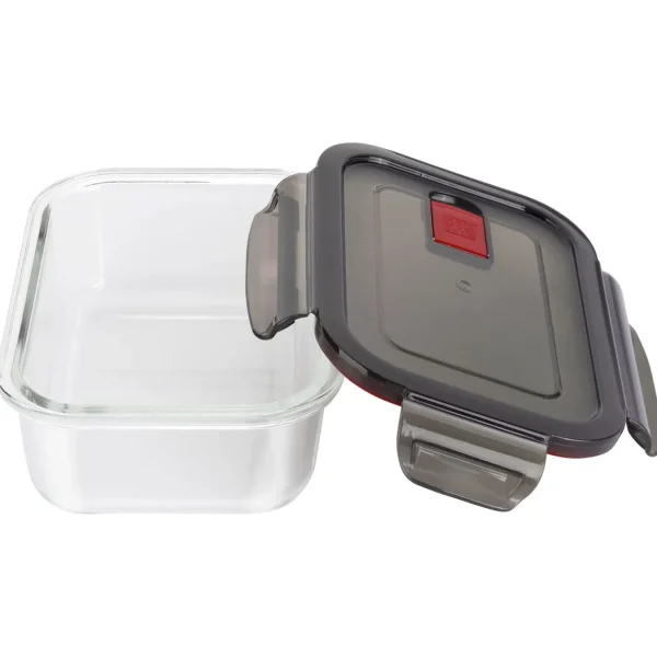 ZWILLING Food Storage Containers*0.625 Qt, Borosilicate Glass, Rectangular, Storage Container Transparent