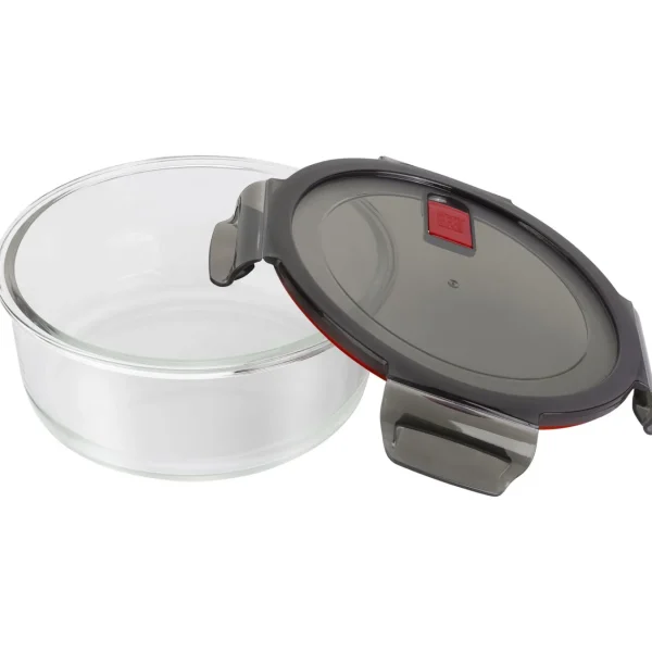 ZWILLING Food Storage Containers*1.25 Qt, Borosilicate Glass, Round, Storage Container Transparent