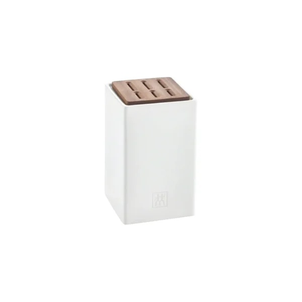 ZWILLING Utensil Holders*1.5 Qt, Ceramic, Large Box With Knife Lid   White