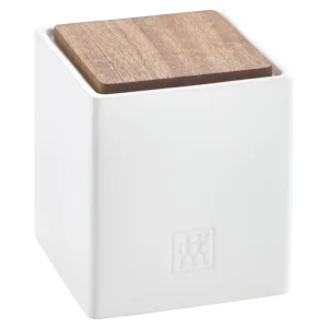 ZWILLING Kitchen Canisters*0.9 Qt, Ceramic, Medium Box With Herb Pot And Lid White