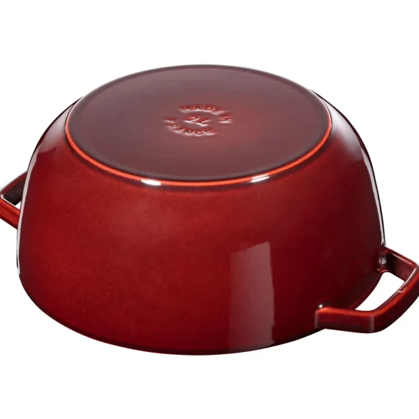 STAUB French Ovens*3.75 Qt, Essential French Oven Rooster Lid, Grenadine