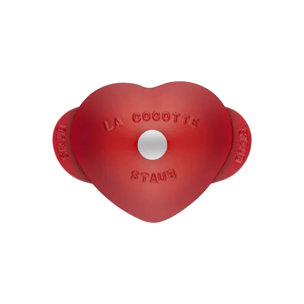 STAUB Specialty Cookware*1.75 Qt, Heart, Cocotte, Cherry