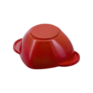STAUB Specialty Cookware*1.75 Qt, Heart, Cocotte, Cherry