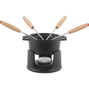 STAUB Fondue Sets*0.25-Qt Mini Chocolate Fondue Set, Black Matte