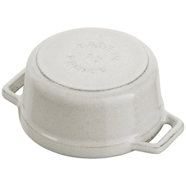 STAUB Dessert Bowls*0.275 Qt, Mini Round Cocotte, White Truffle