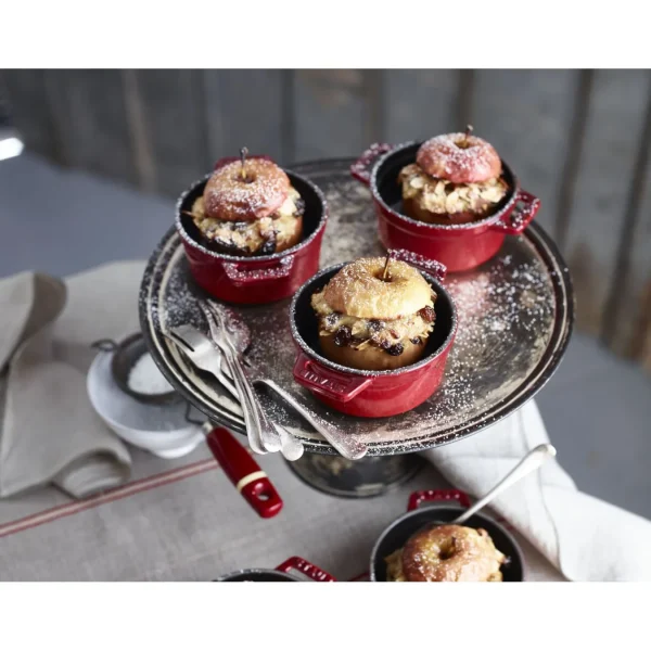 ZWILLING Dessert Bowls*0.275 Qt, Mini Round Cocotte, Cherry