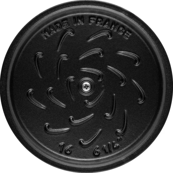 STAUB French Ovens*1.5 Qt, Petite French Oven, Black Matte