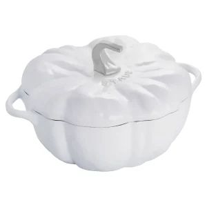 STAUB Specialty Cookware*3.5 Qt, Pumpkin, Cocotte, White