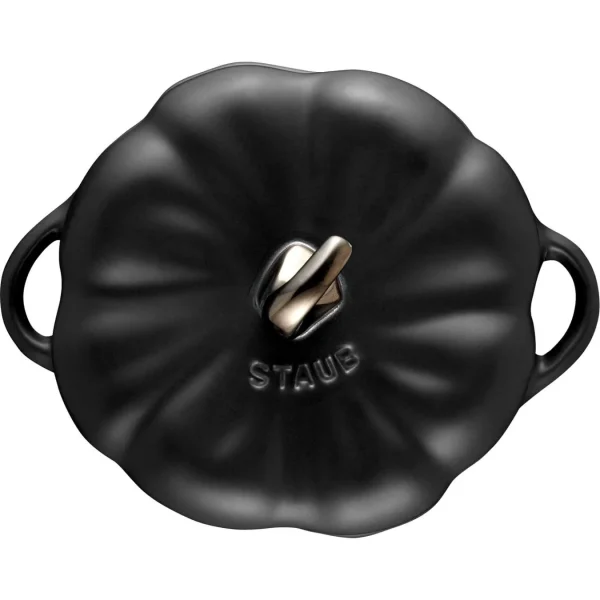 STAUB Specialty Cookware*0.75 Qt, Pumpkin, Cocotte, Black Matte
