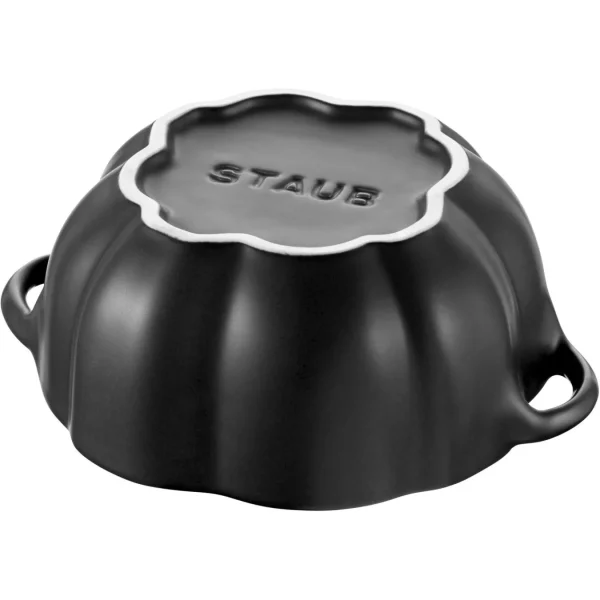 STAUB Specialty Cookware*0.75 Qt, Pumpkin, Cocotte, Black Matte
