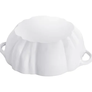 STAUB Specialty Cookware*3.5 Qt, Pumpkin, Cocotte, White
