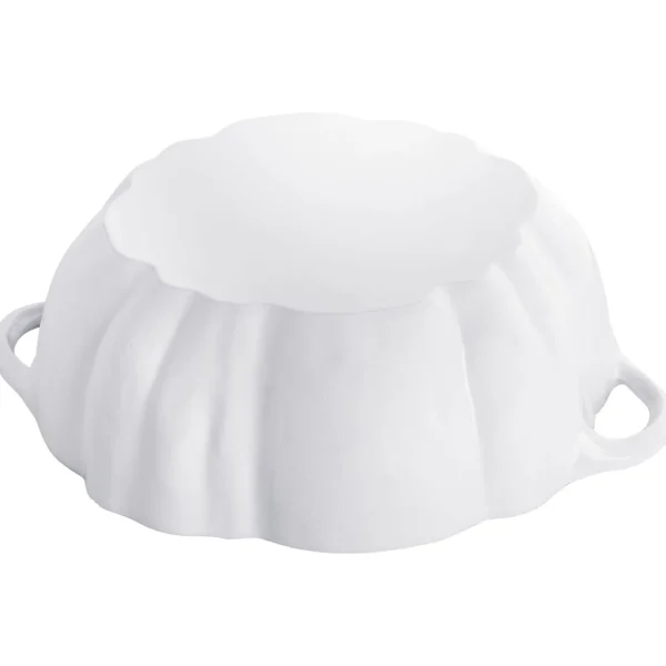 STAUB Specialty Cookware*3.5 Qt, Pumpkin, Cocotte, White