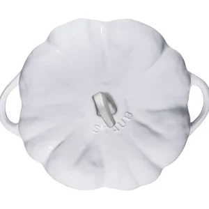 STAUB Specialty Cookware*3.5 Qt, Pumpkin, Cocotte, White