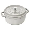 STAUB Dutch Ovens*4 Qt, Round, Cocotte, White Truffle