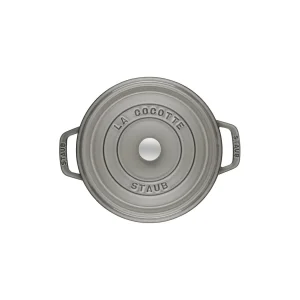 STAUB Dutch Ovens*13.25 Qt, Round, Cocotte, Graphite Grey