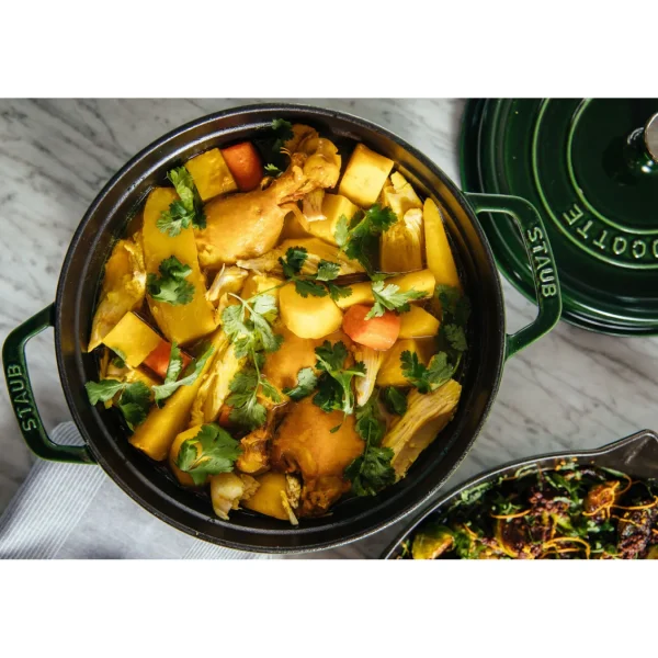 STAUB Dutch Ovens*4 Qt, Round, Cocotte, Basil