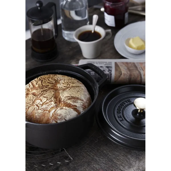 STAUB Dutch Ovens*2.75 Qt, Round, Cocotte, Black Matte