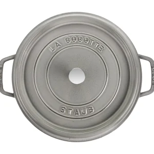 STAUB Dutch Ovens*8.75 Qt, Round, Cocotte, Graphite Grey