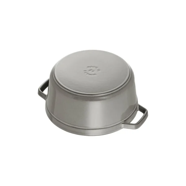 STAUB Dutch Ovens*4 Qt, Round, Cocotte, Graphite Grey