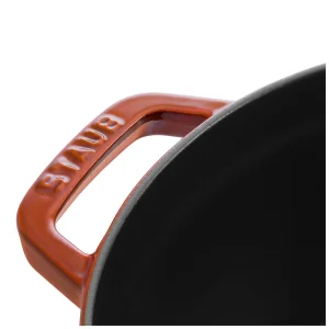 STAUB Dutch Ovens*7 Qt, Round, Cocotte, Burnt Orange