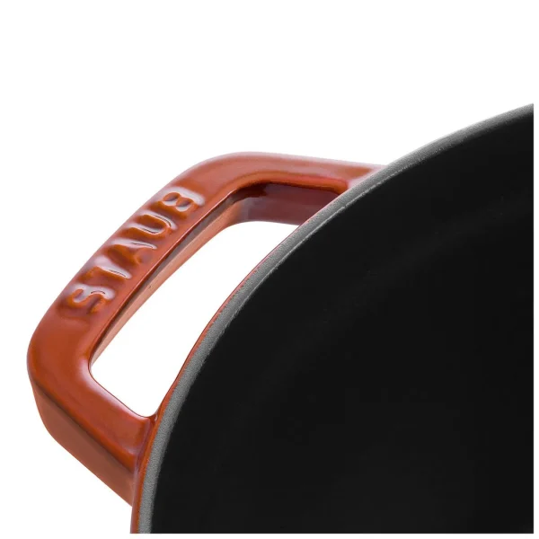 STAUB Dutch Ovens*7 Qt, Round, Cocotte, Burnt Orange