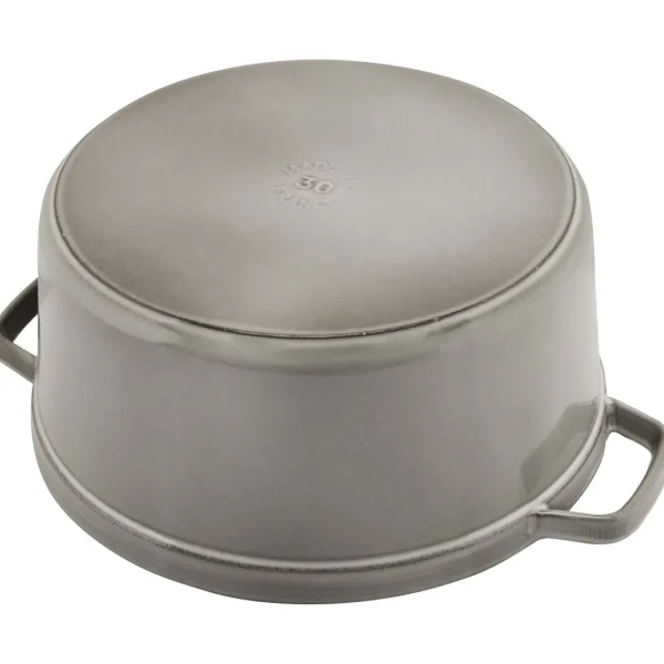 STAUB Dutch Ovens*8.75 Qt, Round, Cocotte, Graphite Grey