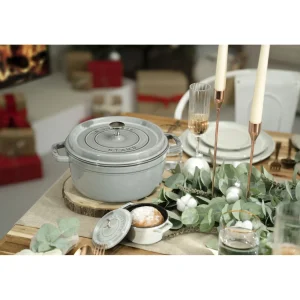 STAUB Dutch Ovens*2.75 Qt, Round, Cocotte, Graphite Grey