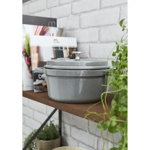 STAUB Dutch Ovens*1.25 Qt, Round, Cocotte, Graphite Grey
