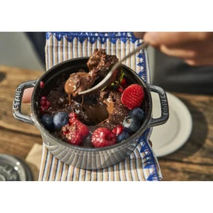 STAUB Dutch Ovens*0.425 Qt, Round, Cocotte, Graphite Grey