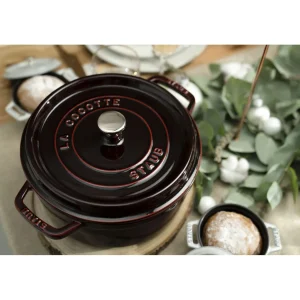 STAUB Dutch Ovens*5.5 Qt, Round, Cocotte, Grenadine