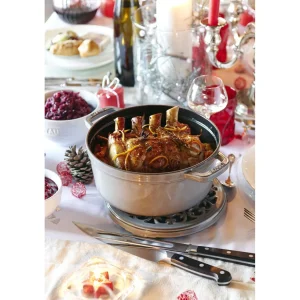 STAUB Dutch Ovens*5.5 Qt, Round, Cocotte, Graphite Grey