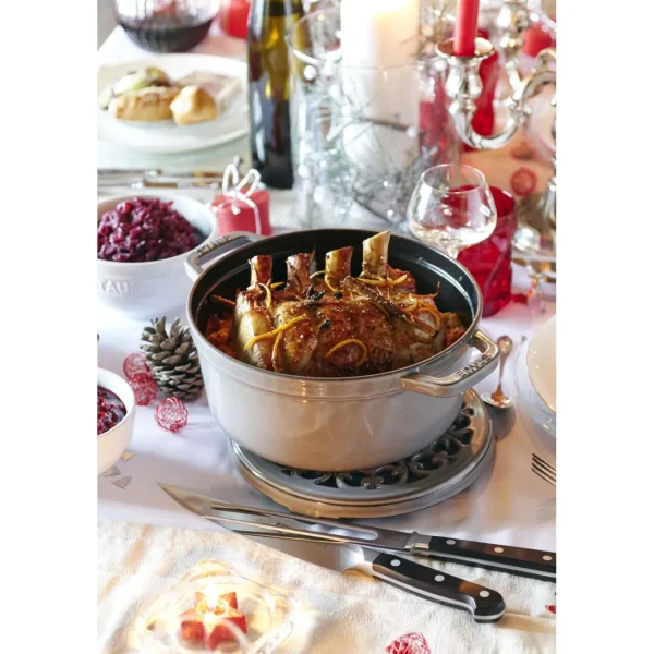 STAUB Dutch Ovens*5.5 Qt, Round, Cocotte, Graphite Grey