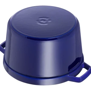 STAUB Dutch Ovens*5 Qt, Round, Tall Cocotte, Dark Blue