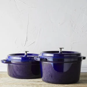 STAUB Dutch Ovens*5 Qt, Round, Tall Cocotte, Dark Blue