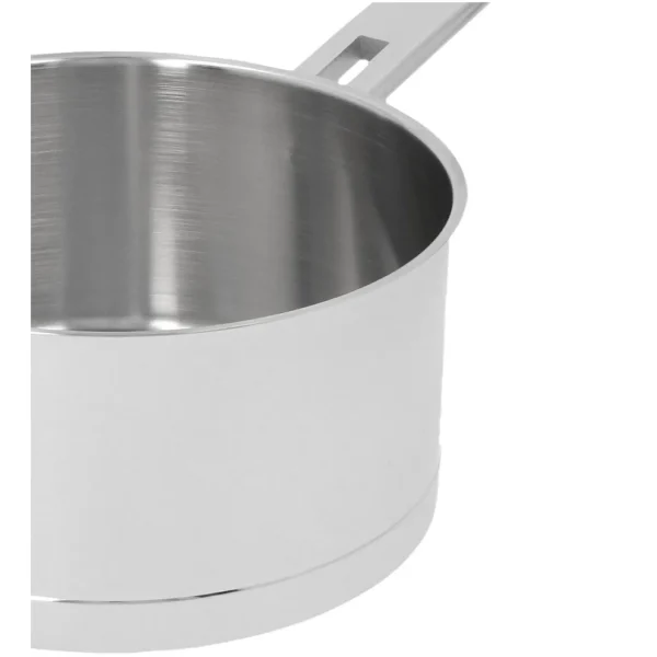 DEMEYERE Saucepans*3.2 Qt Sauce Pan With Double Walled Lid, 18/10 Stainless Steel Silver